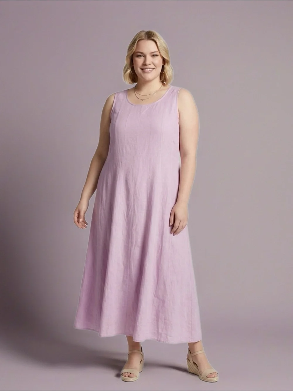 J.Jill Foxglove Linen Maxi Dress - Picture 2 of 7